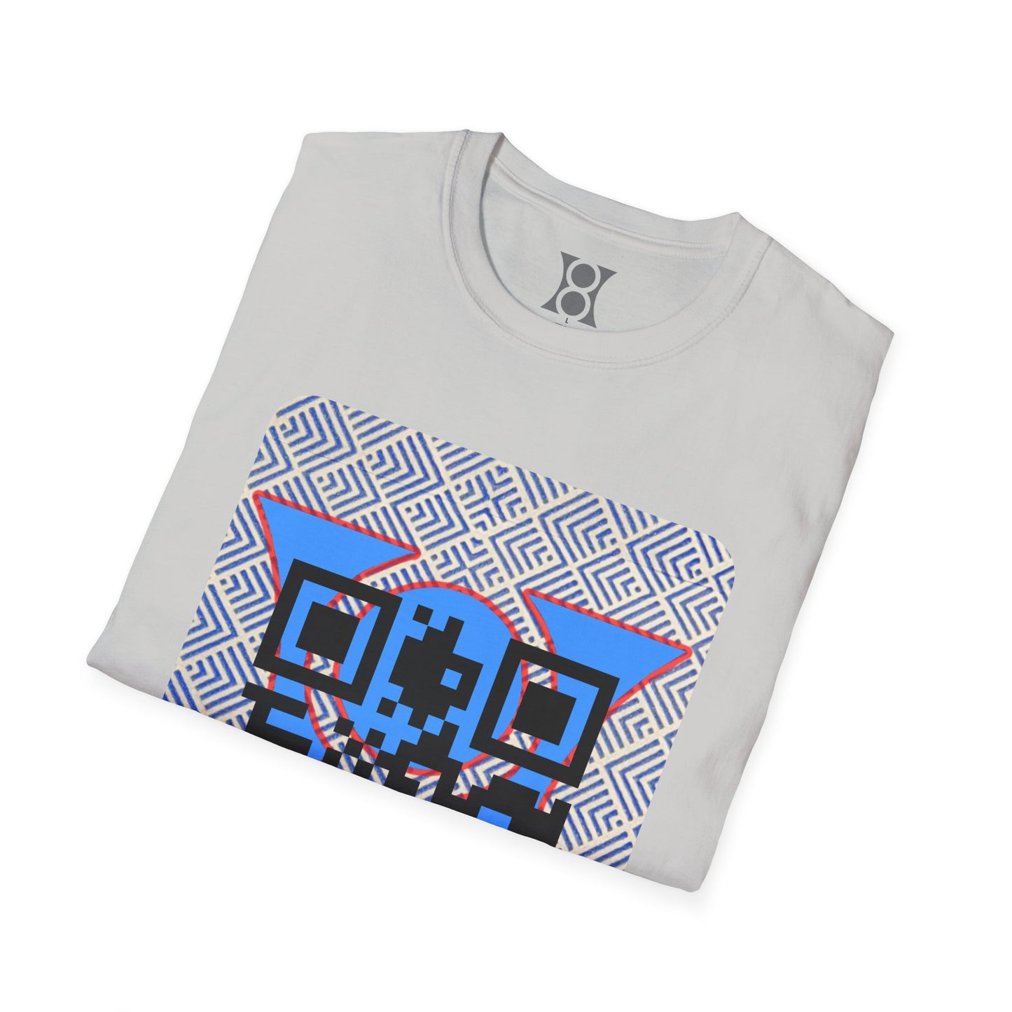 MATRIX STYLE QR Code T-Shirt, Unisex Graphic Tee