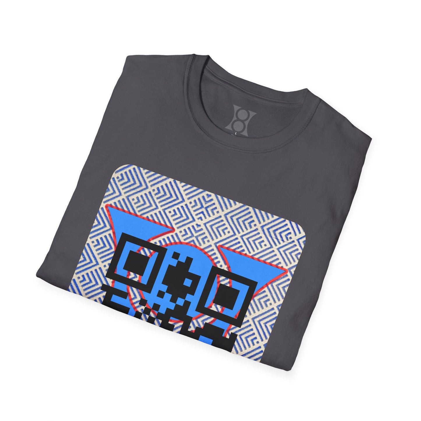 MATRIX STYLE QR Code T-Shirt, Unisex Graphic Tee