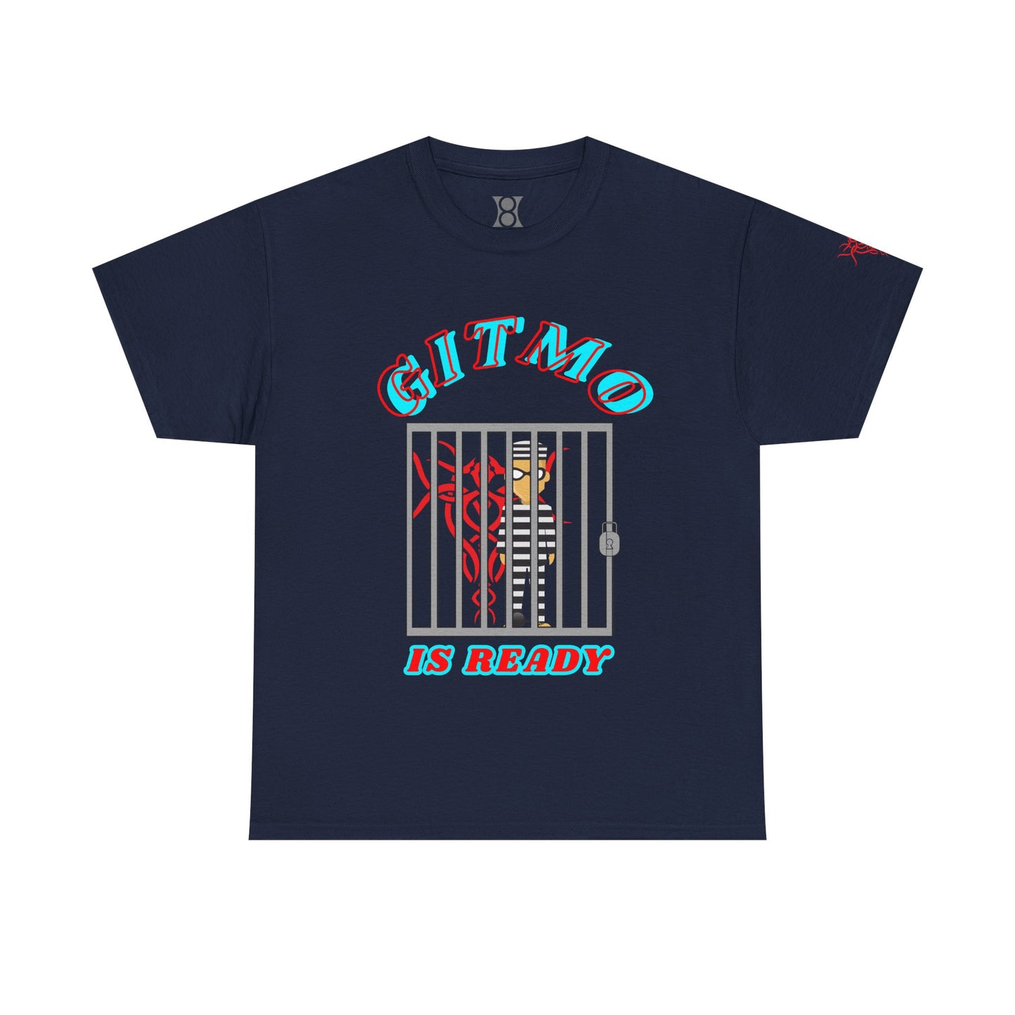 GITMO IS READY, Unisex Heavy Cotton Tee, Humor Shirt