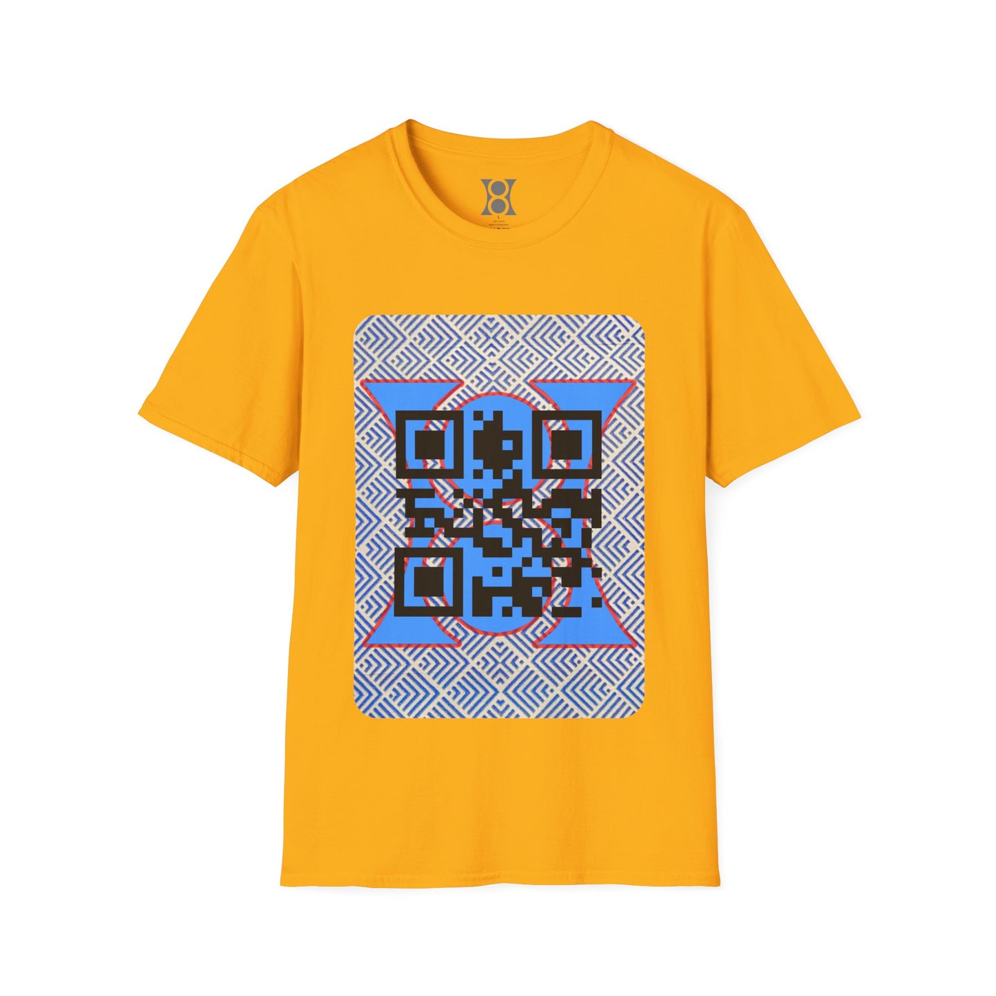 MATRIX STYLE QR Code T-Shirt, Unisex Graphic Tee