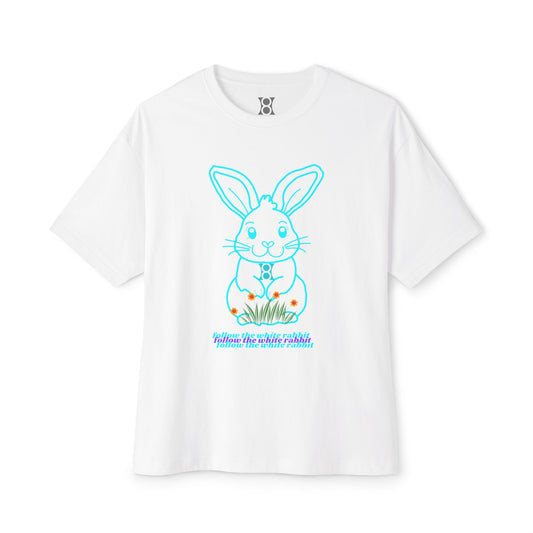 ADRENO BUNNY, Graphic Tee, Unisex Oversized Tee