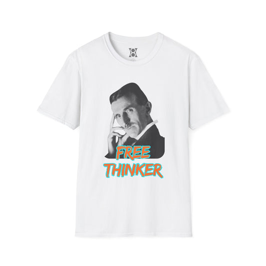 FREE THINKER - Unisex Soft style T-Shirt, Gift for Intellectuals