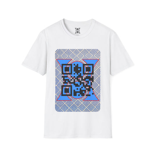 MATRIX STYLE QR Code T-Shirt, Unisex Graphic Tee