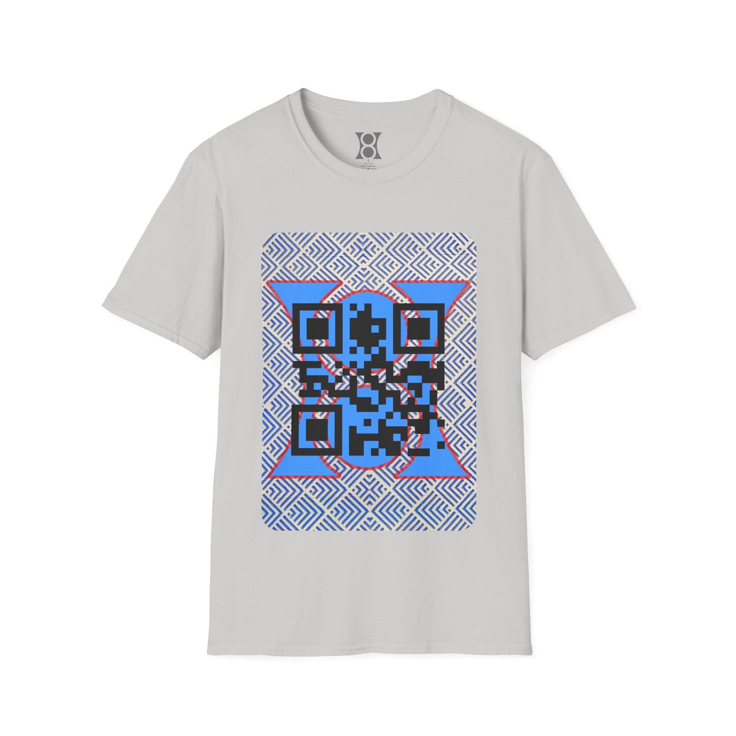 MATRIX STYLE QR Code T-Shirt, Unisex Graphic Tee