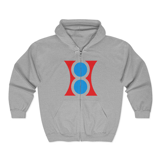 CAPITAL (H) Unisex Zip HOODIE, Stylish, Cozy Comfort for Any Season
