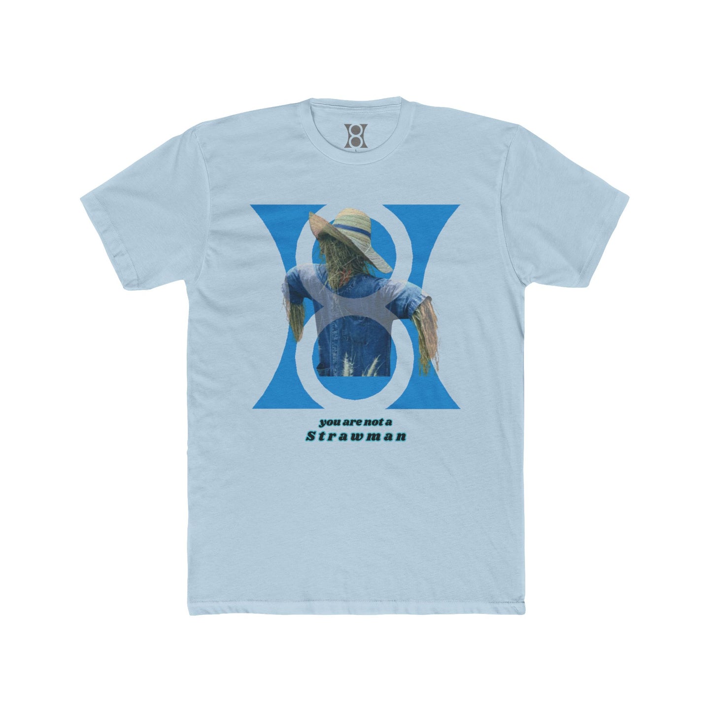 STRAWMAN (BLK) Graphic Motivational Shirt, Positive Vibes, Casual Wear