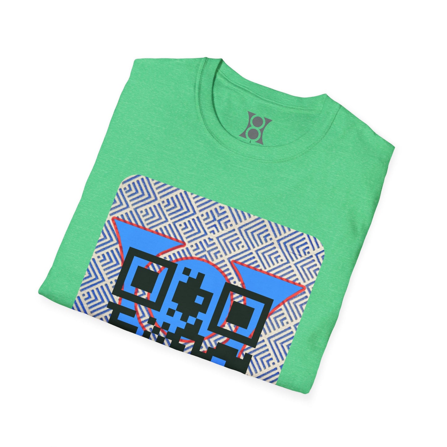 MATRIX STYLE QR Code T-Shirt, Unisex Graphic Tee