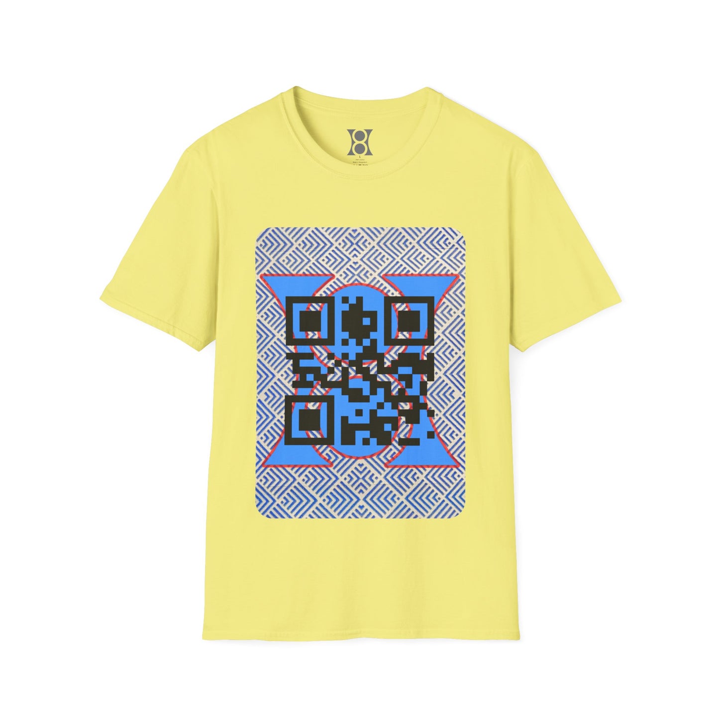MATRIX STYLE QR Code T-Shirt, Unisex Graphic Tee