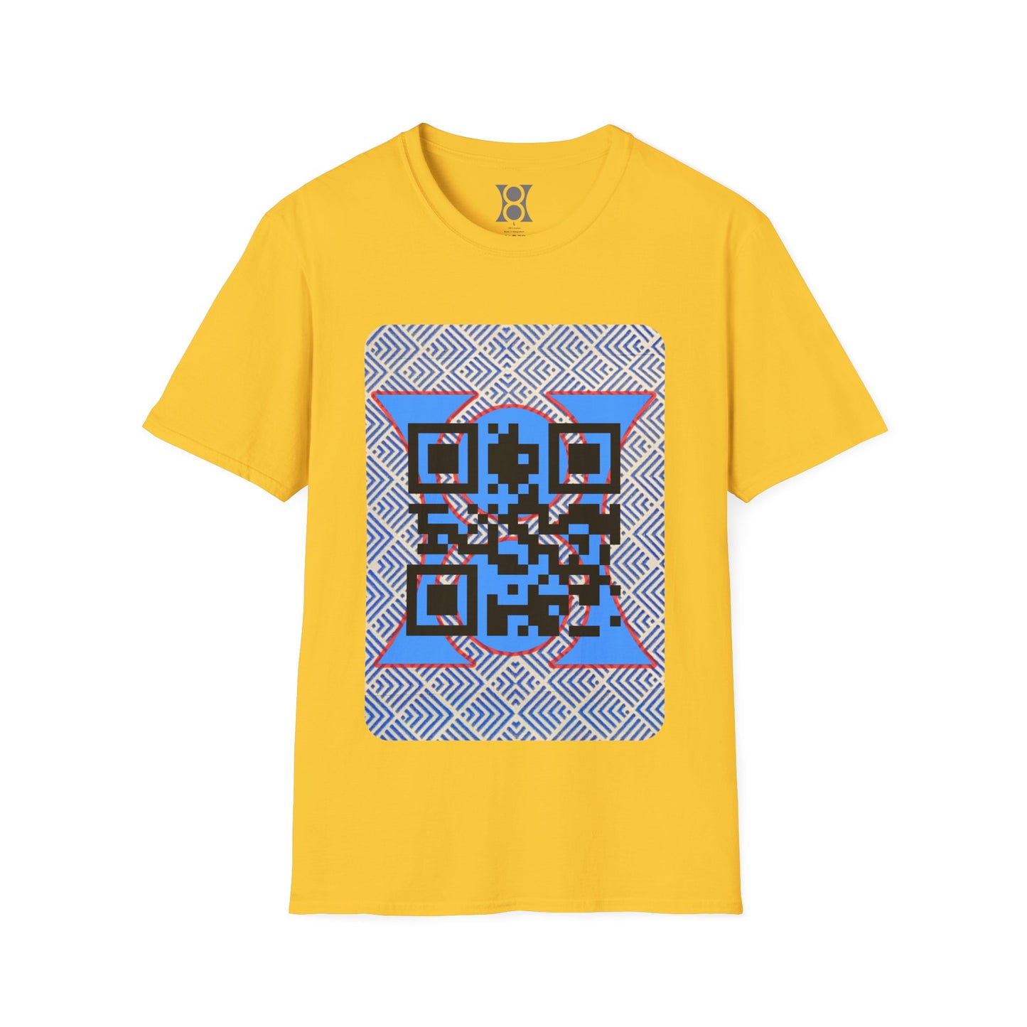 MATRIX STYLE QR Code T-Shirt, Unisex Graphic Tee