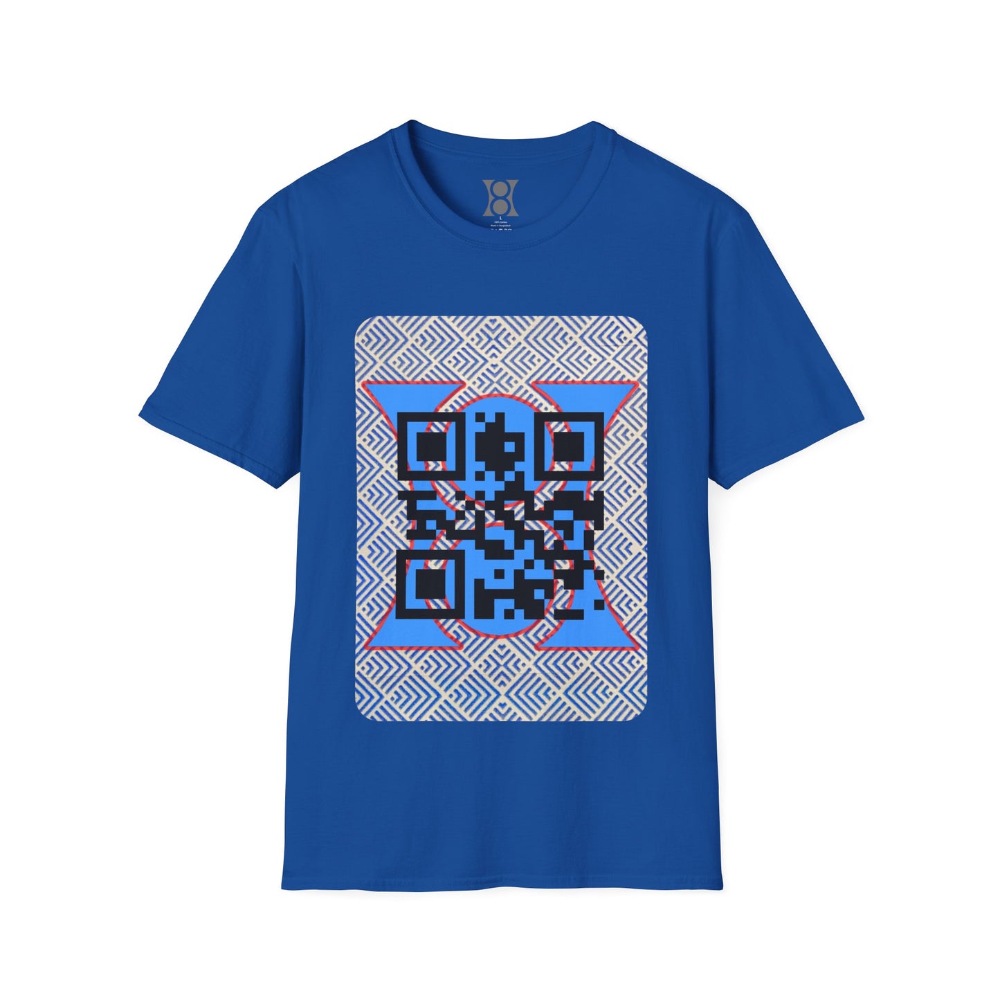 MATRIX STYLE QR Code T-Shirt, Unisex Graphic Tee