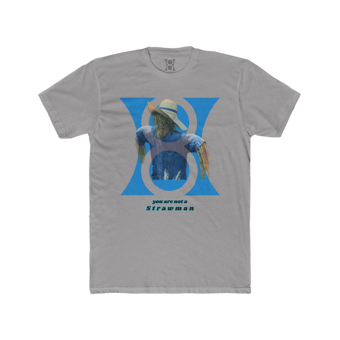 STRAWMAN (BLK) Graphic Motivational Shirt, Positive Vibes, Casual Wear