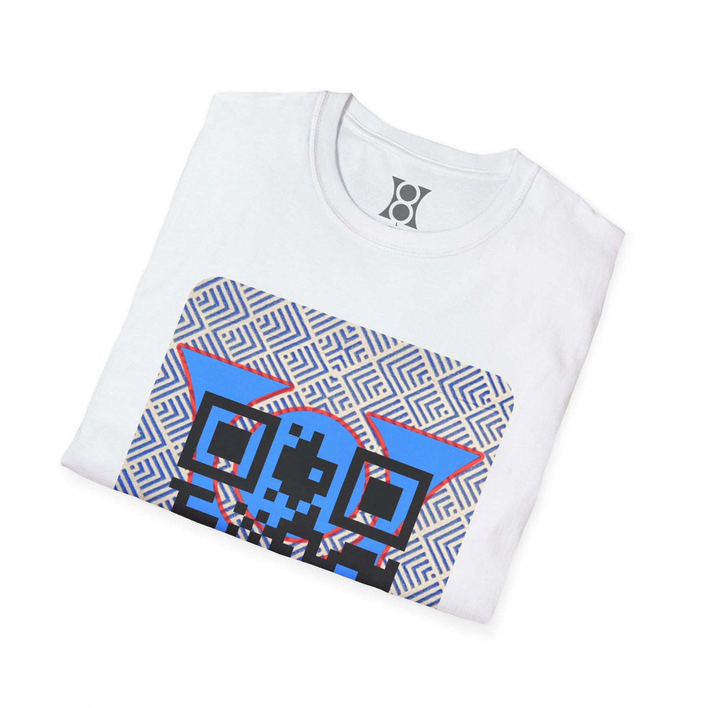 MATRIX STYLE QR Code T-Shirt, Unisex Graphic Tee