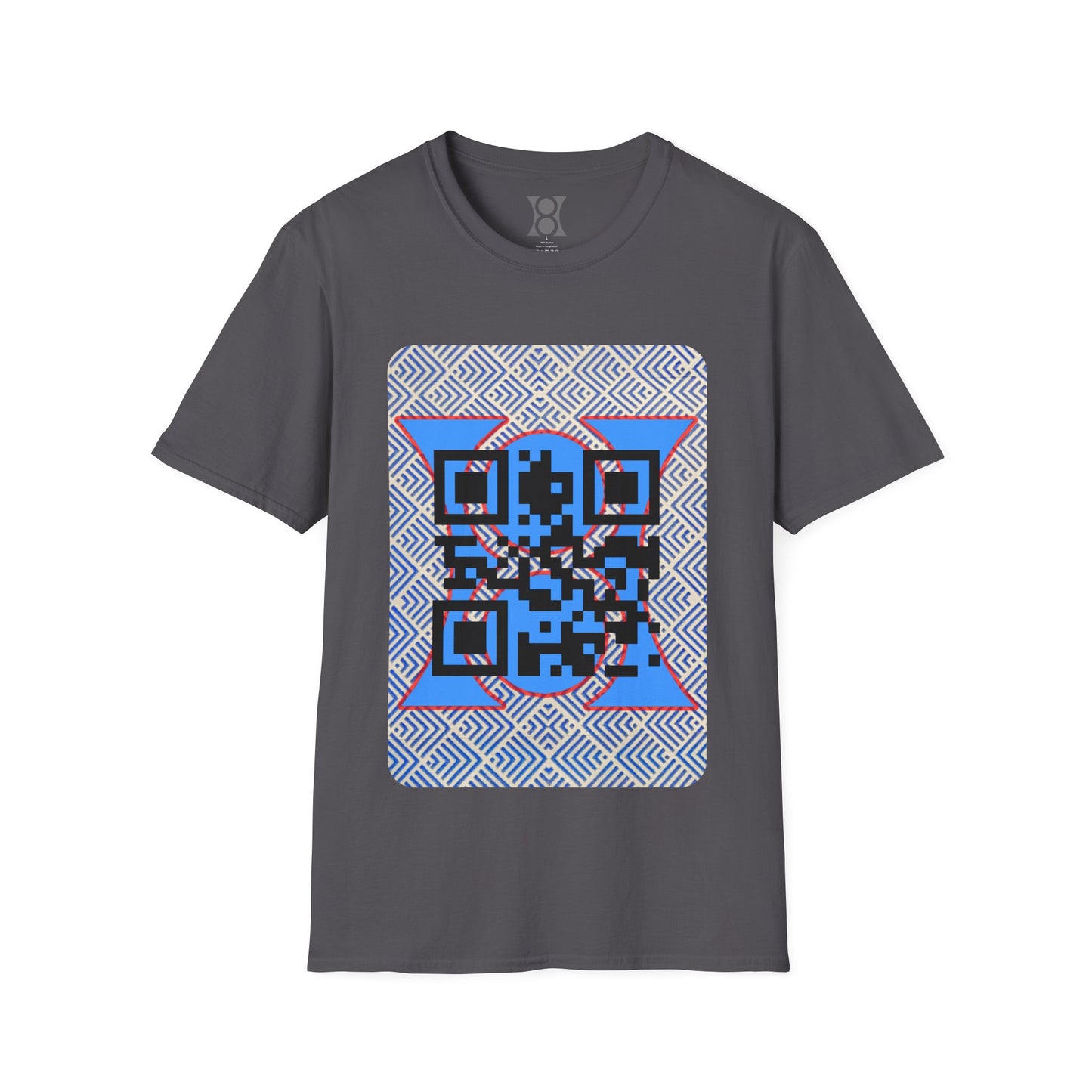 MATRIX STYLE QR Code T-Shirt, Unisex Graphic Tee