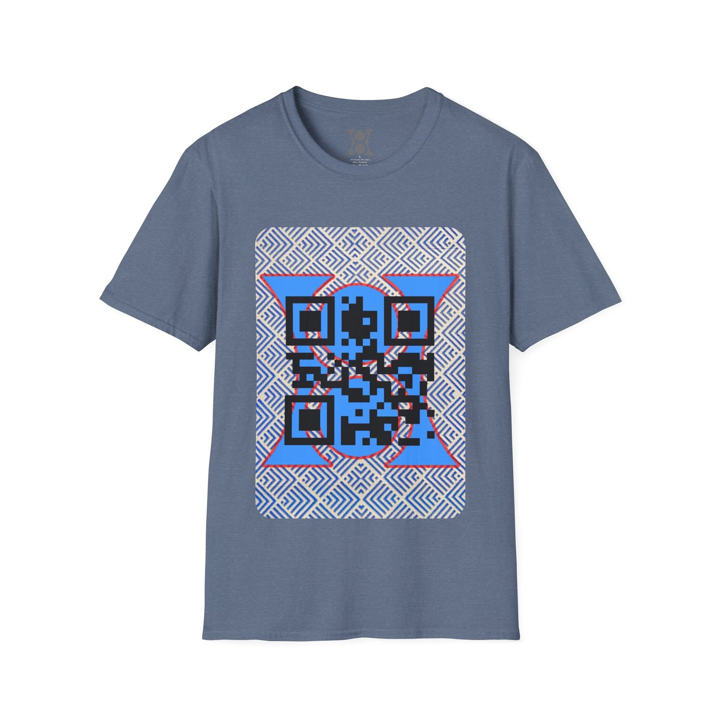 MATRIX STYLE QR Code T-Shirt, Unisex Graphic Tee