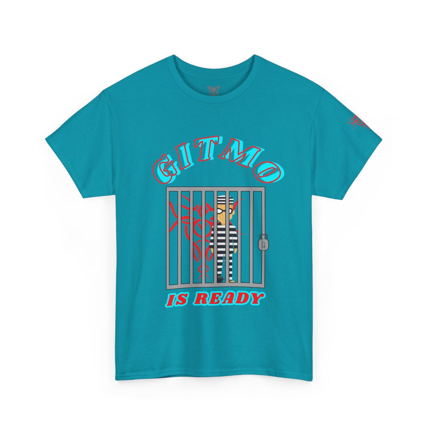 GITMO IS READY, Unisex Heavy Cotton Tee, Humor Shirt