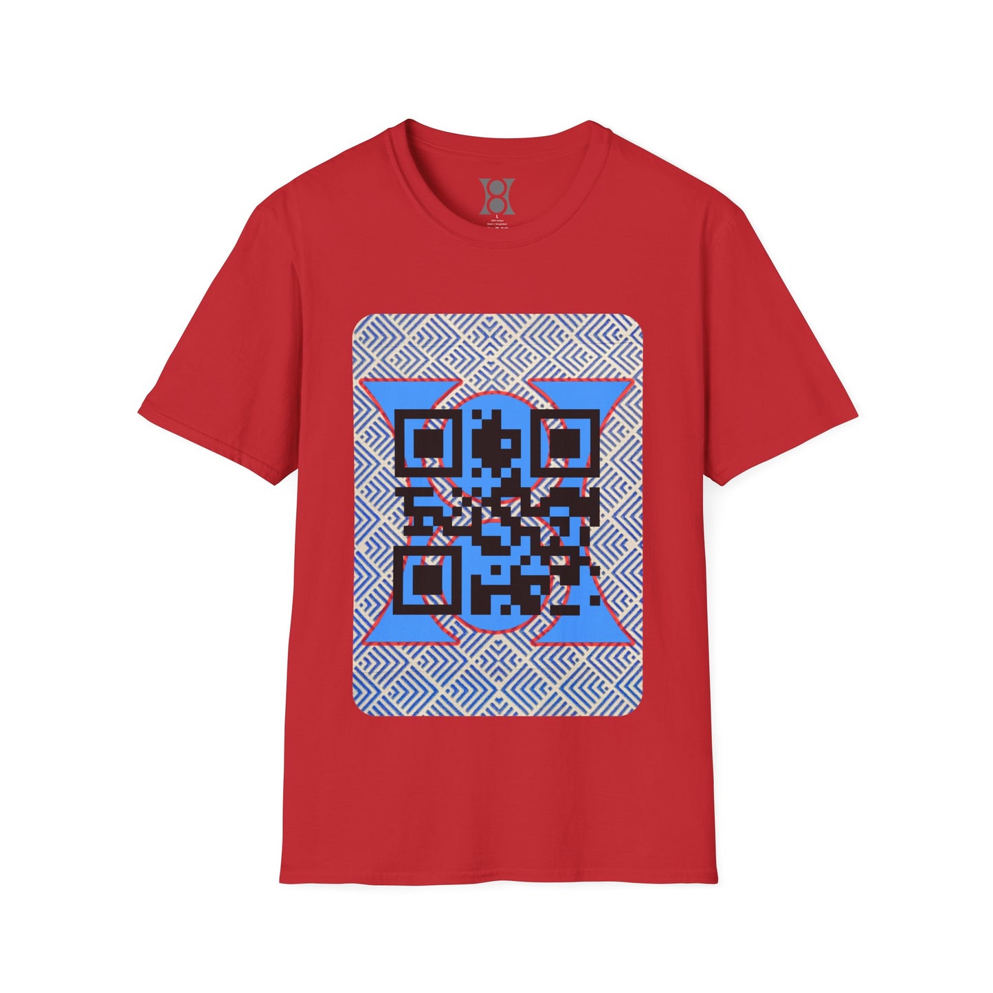 MATRIX STYLE QR Code T-Shirt, Unisex Graphic Tee