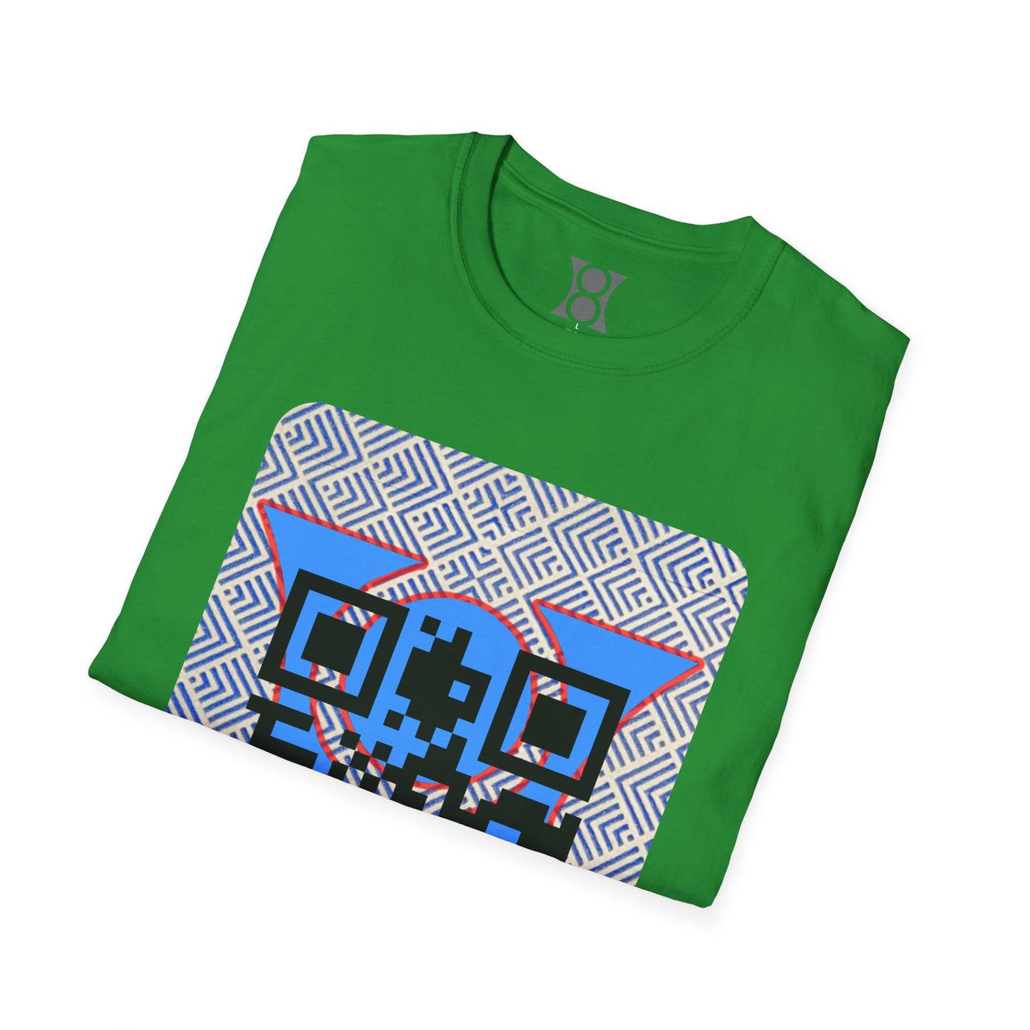 MATRIX STYLE QR Code T-Shirt, Unisex Graphic Tee