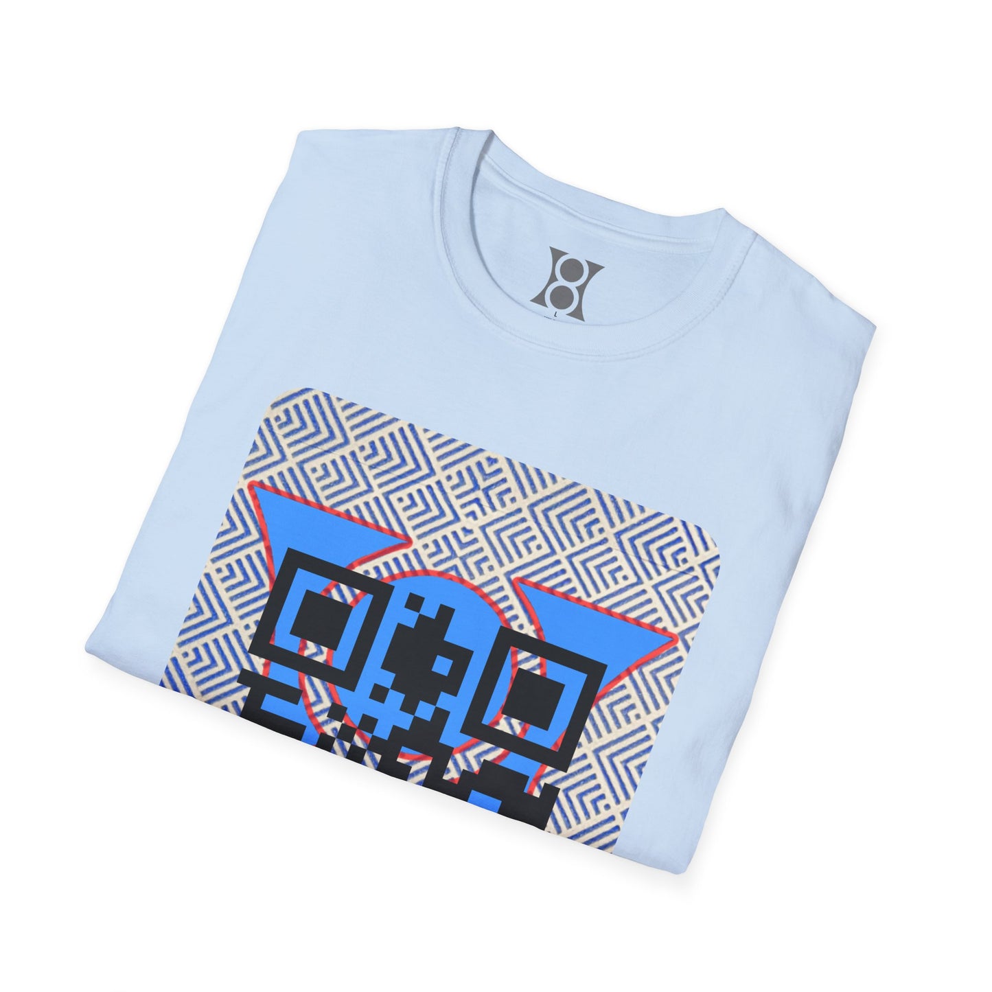 MATRIX STYLE QR Code T-Shirt, Unisex Graphic Tee