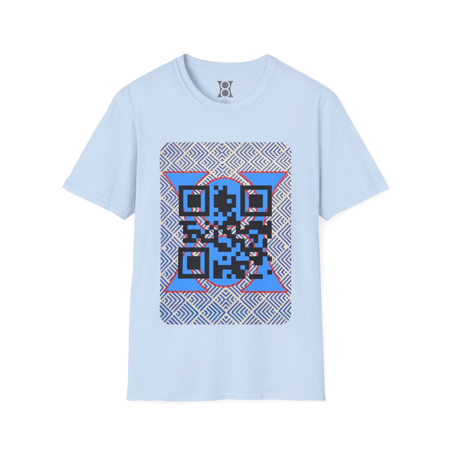 MATRIX STYLE QR Code T-Shirt, Unisex Graphic Tee