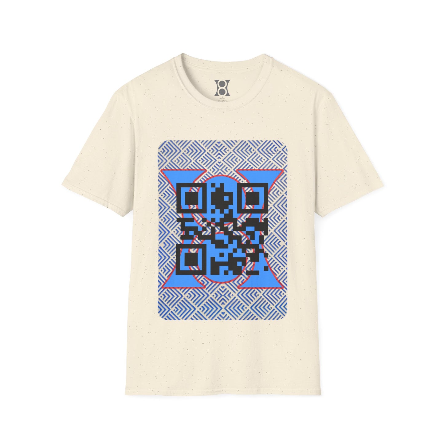 MATRIX STYLE QR Code T-Shirt, Unisex Graphic Tee