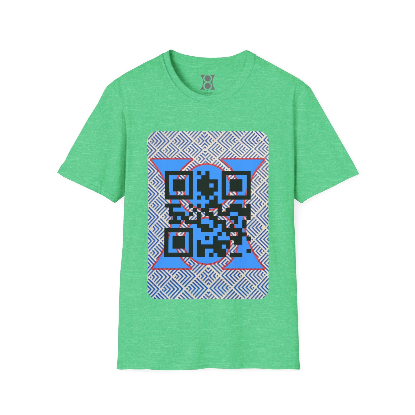 MATRIX STYLE QR Code T-Shirt, Unisex Graphic Tee