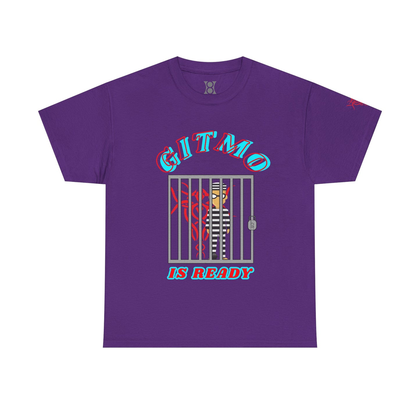 GITMO IS READY, Unisex Heavy Cotton Tee, Humor Shirt