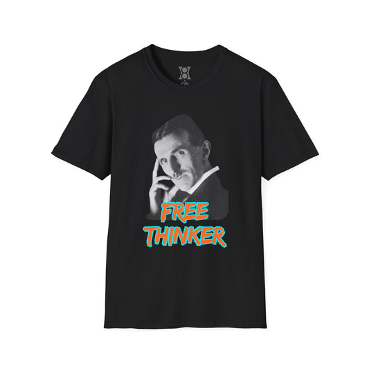 FREE THINKER - Unisex Soft style T-Shirt, Gift for Intellectuals