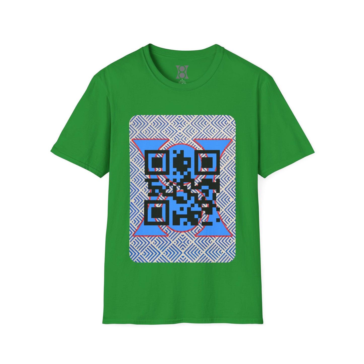 MATRIX STYLE QR Code T-Shirt, Unisex Graphic Tee