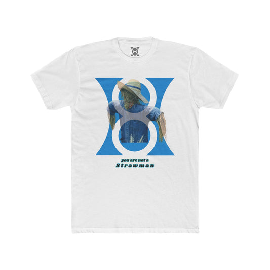 STRAWMAN (BLK) Graphic Motivational Shirt, Positive Vibes, Casual Wear