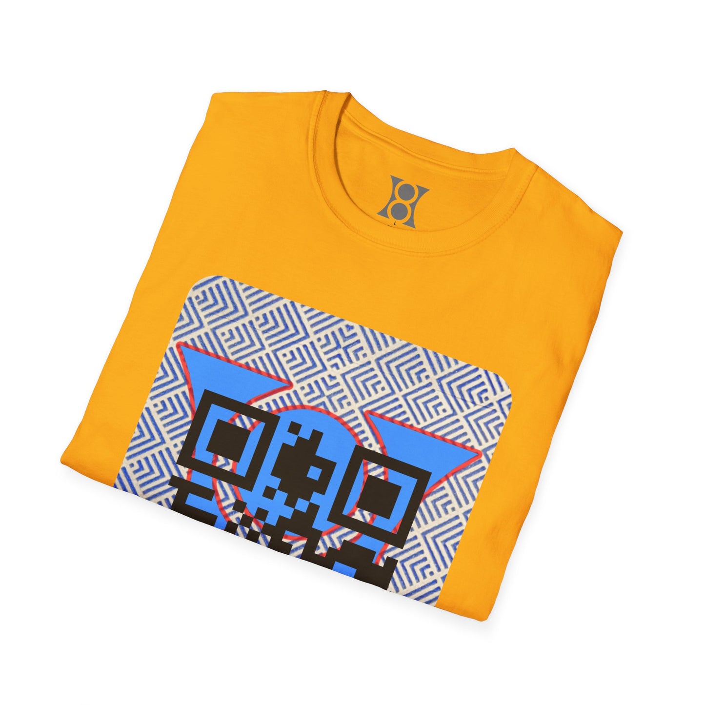 MATRIX STYLE QR Code T-Shirt, Unisex Graphic Tee